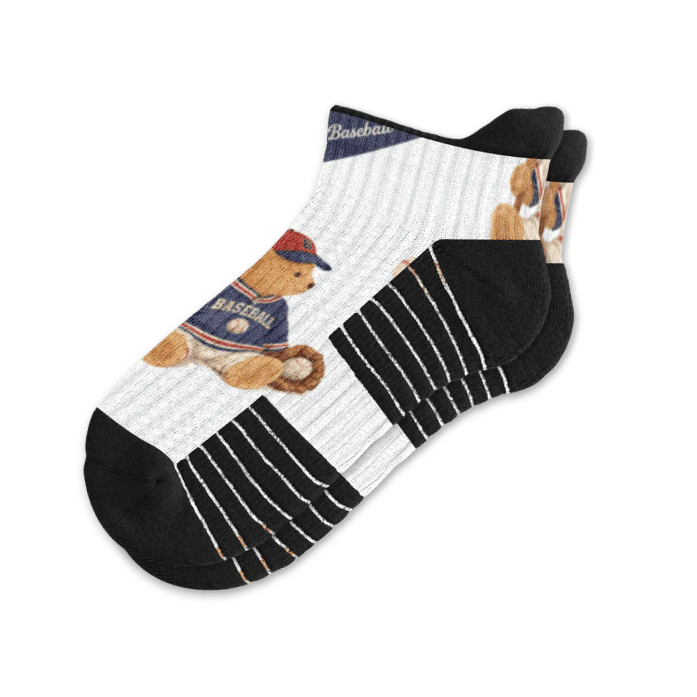 Baseball Bears Ankle Compression Socks