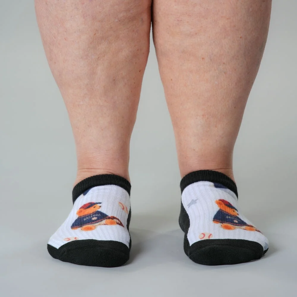 Baseball Bears Ankle Socks - Image 2