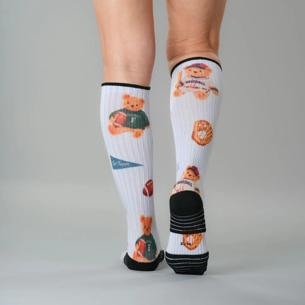 Baseball Bears Compression Socks - Image 2