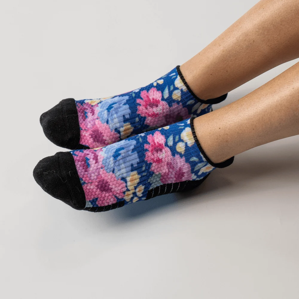 Blooming Brights Ankle Compression Socks 5-Pack Bundle - Image 5