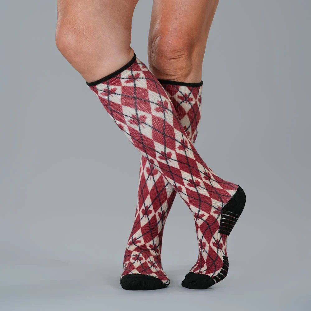 Canadian Argyle Compression Socks - Image 3