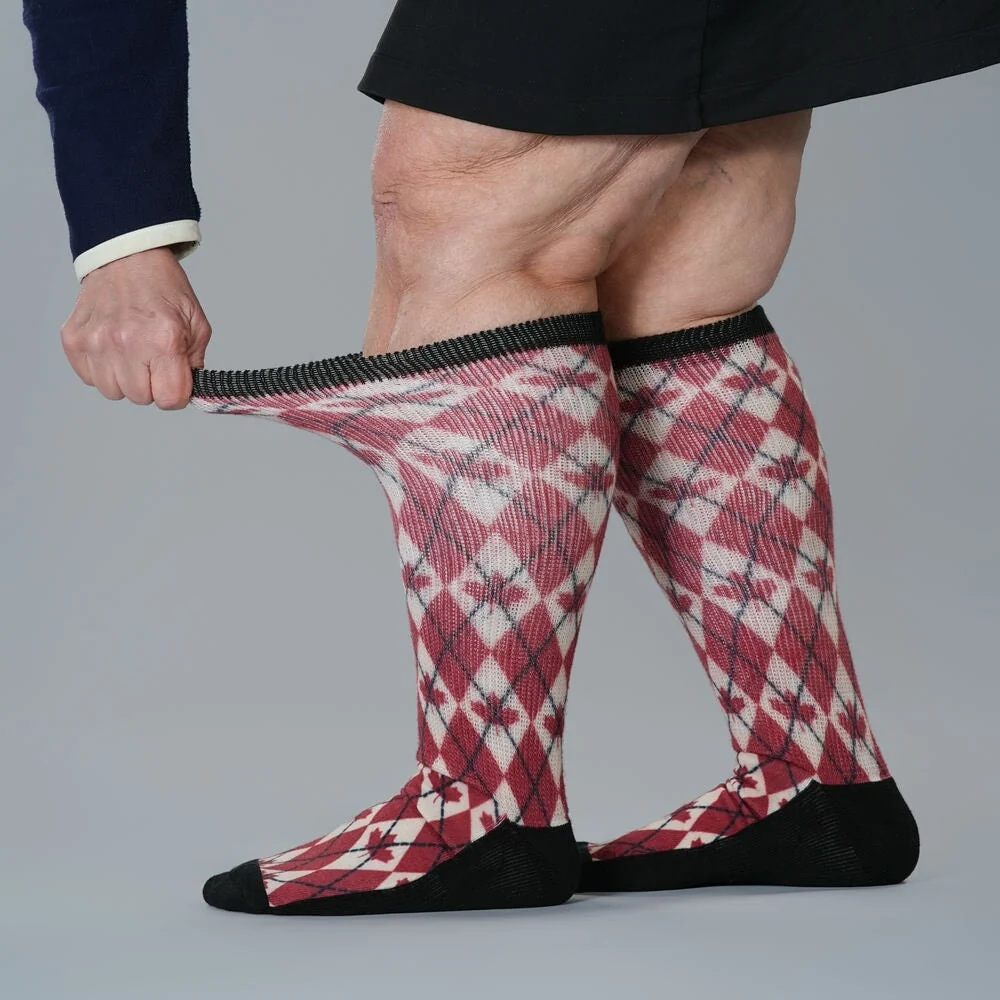 Canadian Argyle EasyStretch™ Socks - Image 4