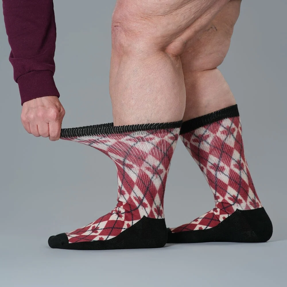 Canadian Argyle EasyStretch™ Socks - Image 7