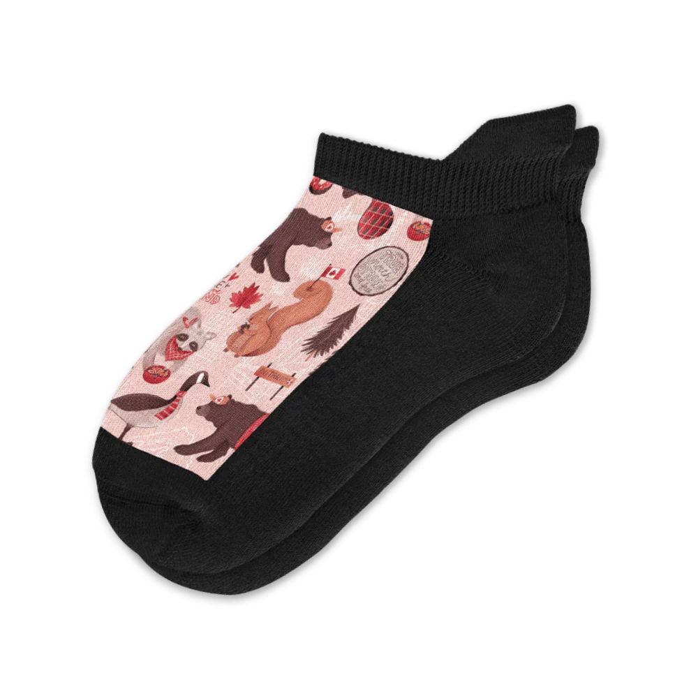Canadian Critters Ankle Socks