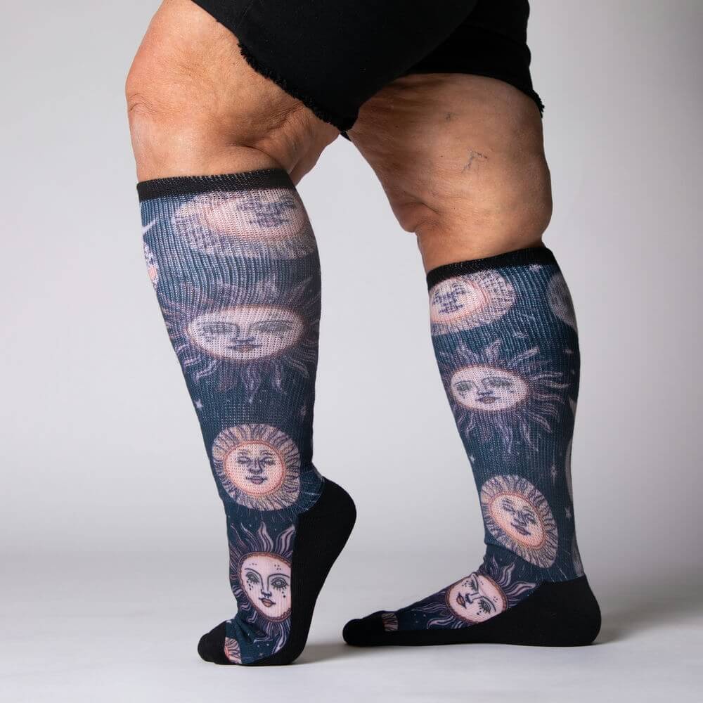 Celestial Moon EasyStretch™ Socks - Image 4