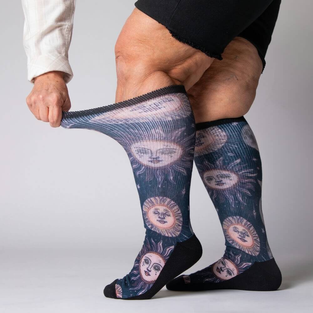Celestial Moon EasyStretch™ Socks - Image 5