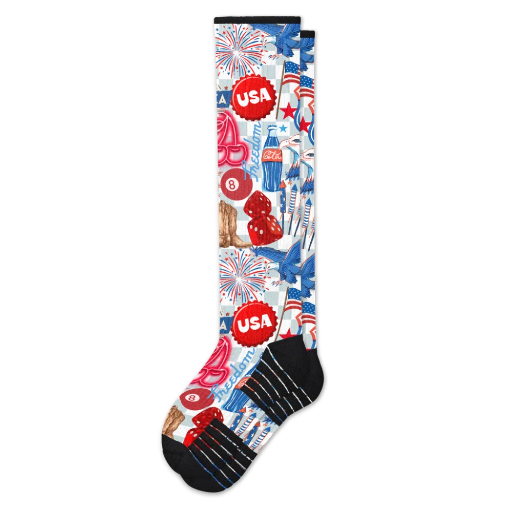 Classic Americana Compression Socks