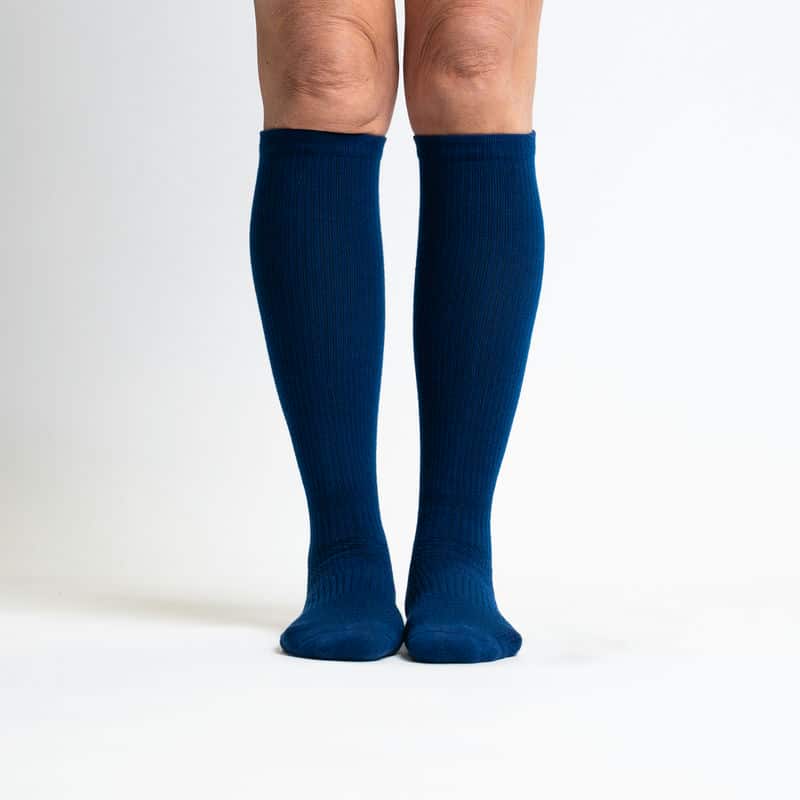 Navy Blue Compression Socks - Image 2
