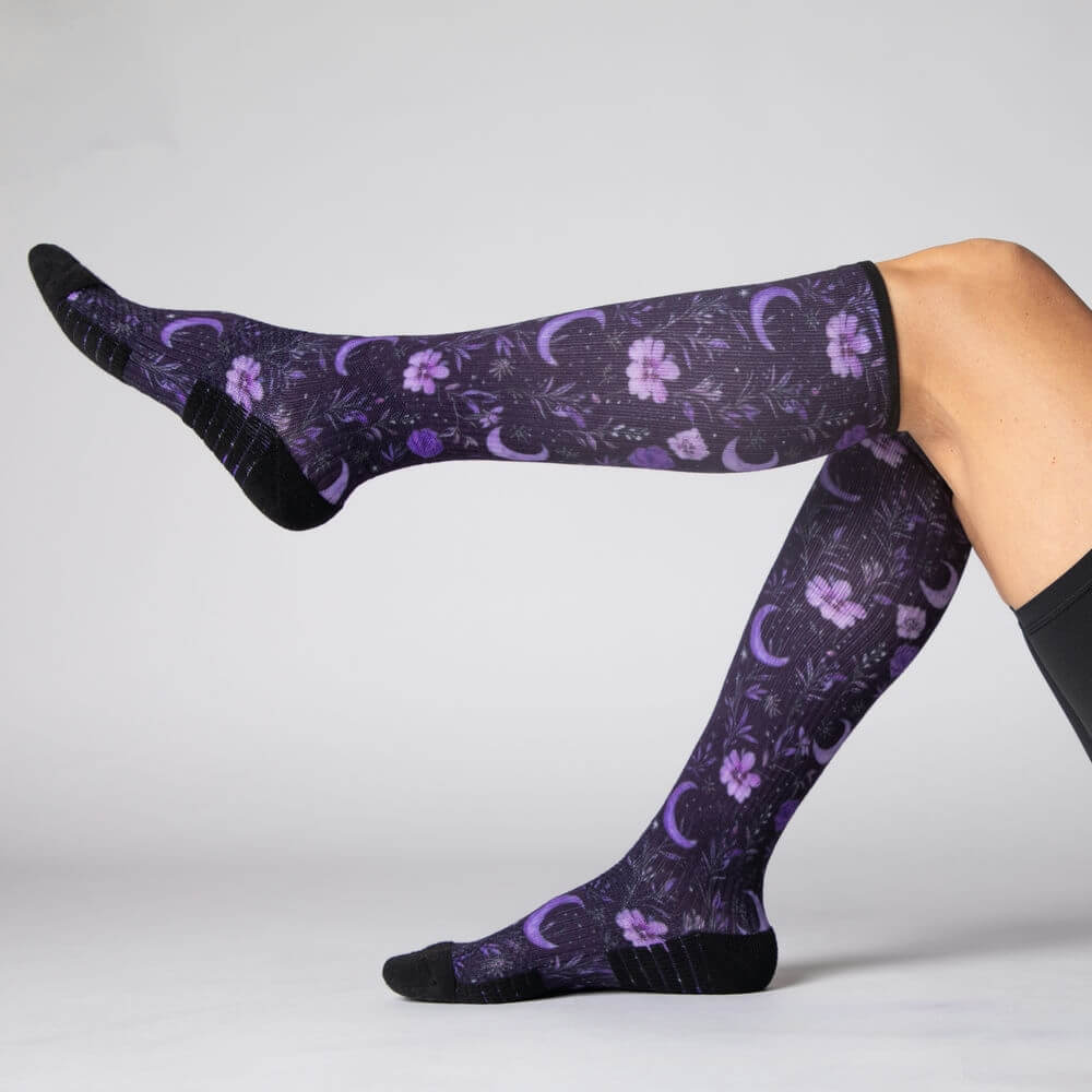 Purple Moon Compression Socks - Image 4