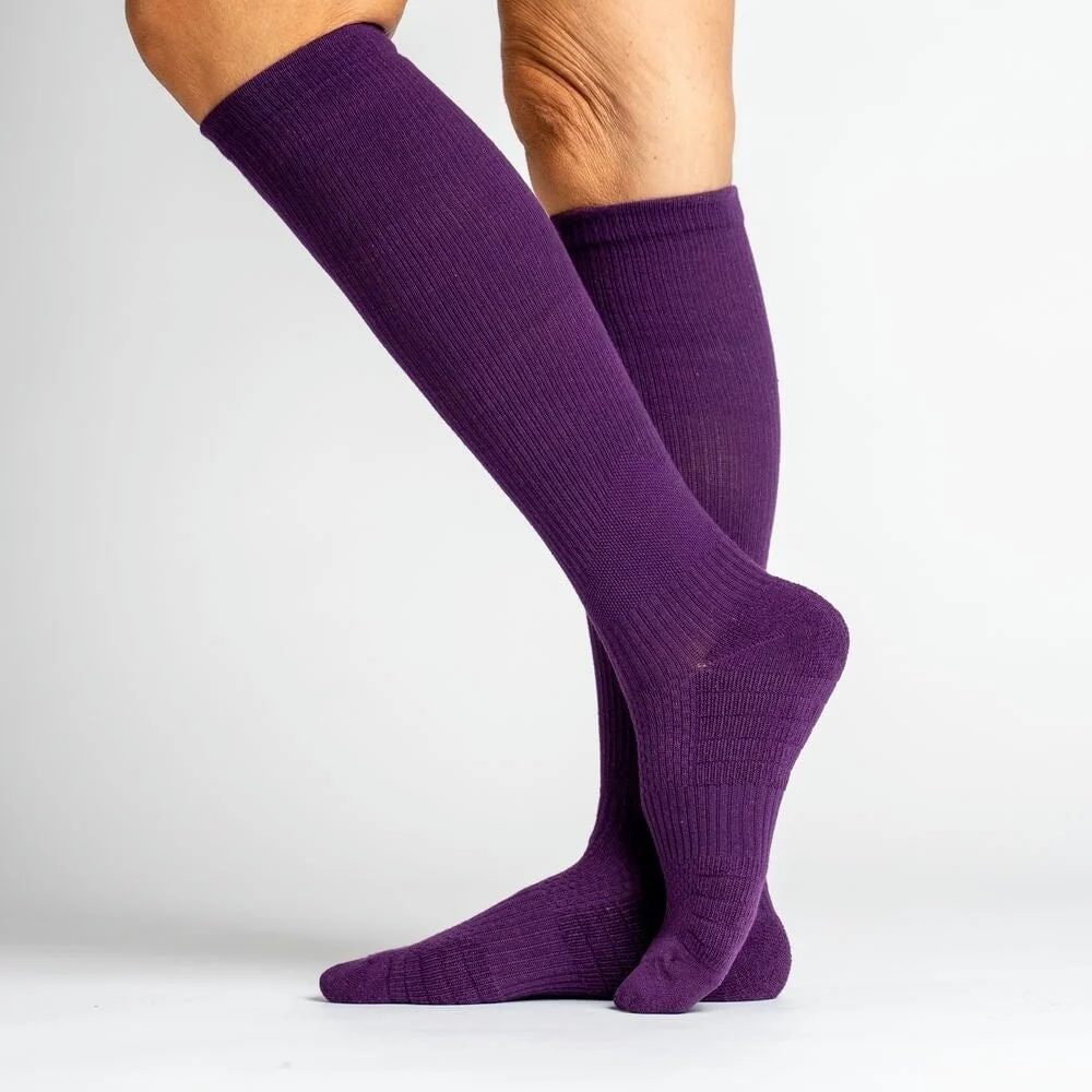 Royal Purple Compression Socks - Image 3