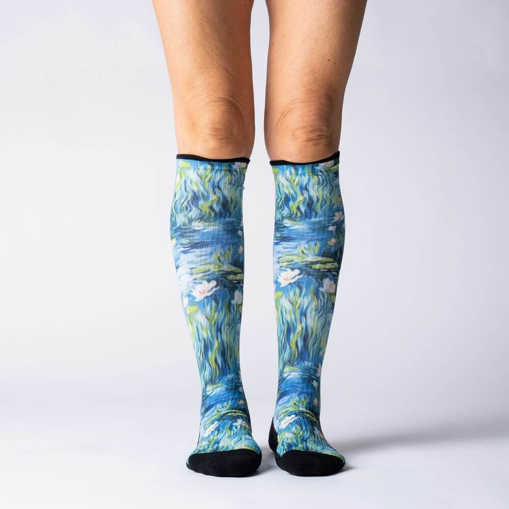 Water Lily Compression Socks - Image 2