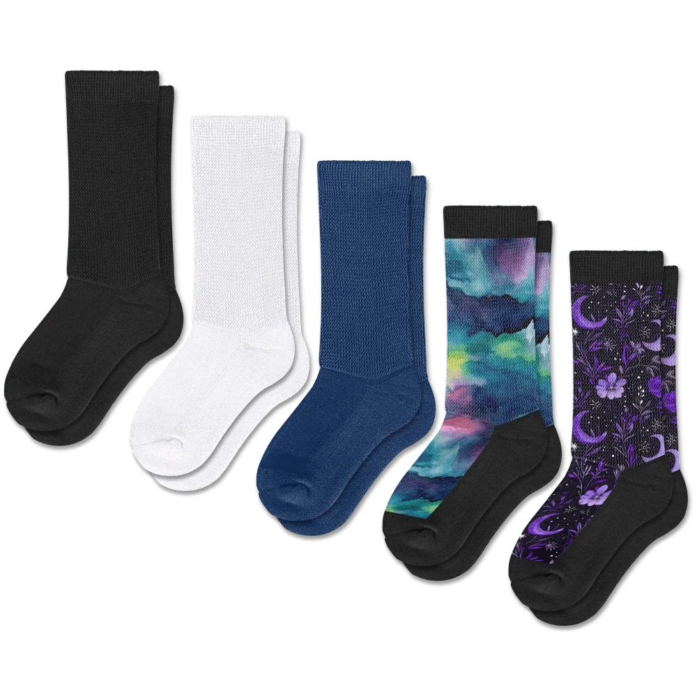 Cosmic Classics EasyStretch™ Socks Bundle 5-Pack - Image 2