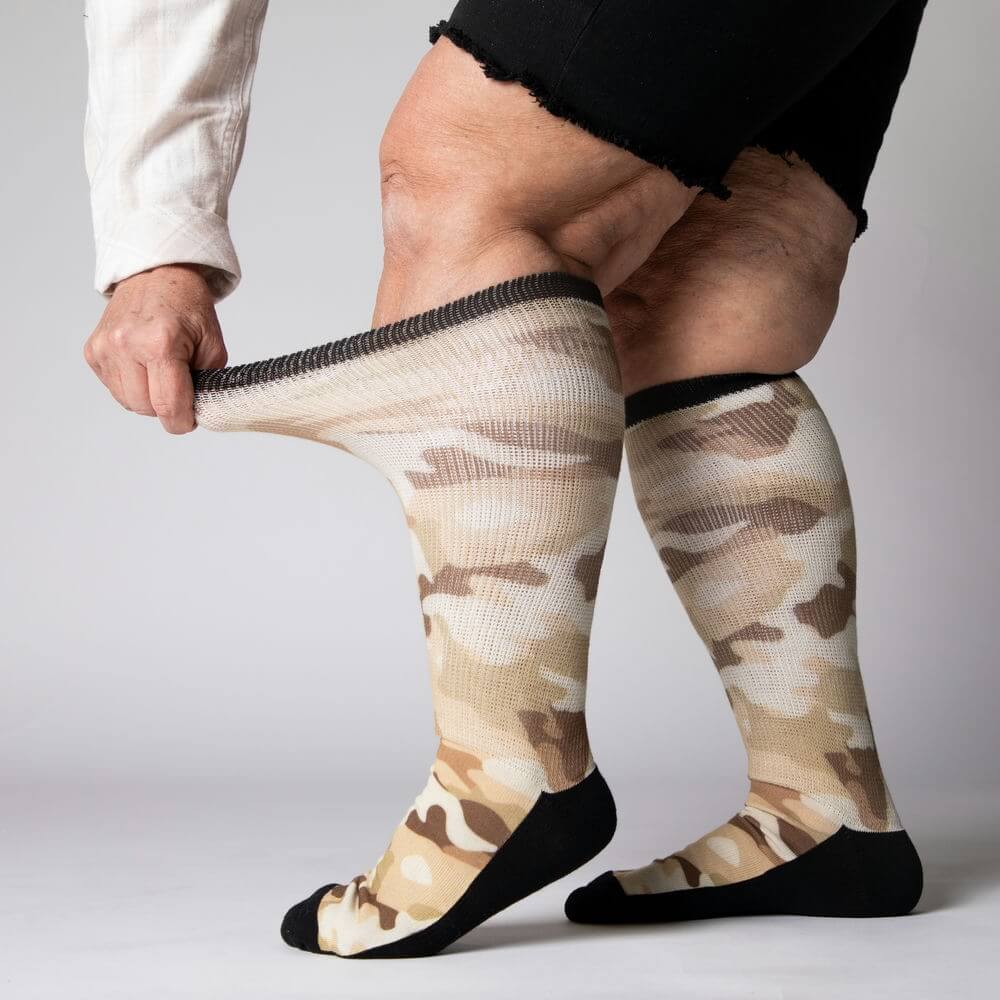 Desert Camo EasyStretch™ Socks - Image 4