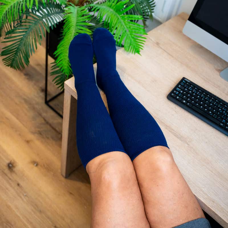 Navy Blue EasyStretch™ Socks - Image 5