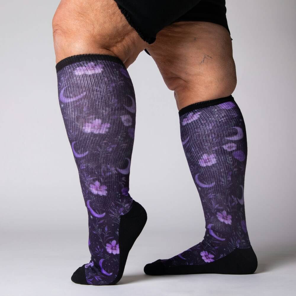 Purple Moon EasyStretch™ Socks - Image 4