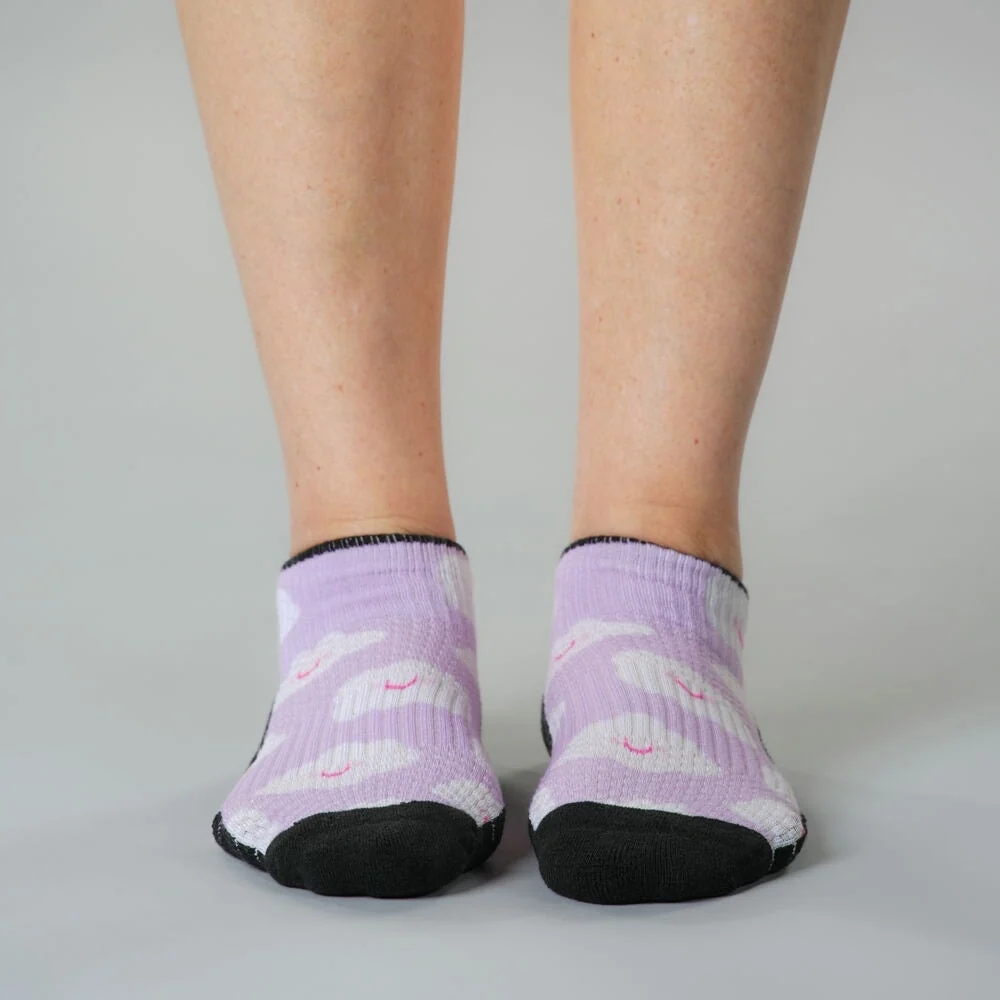 Happy Clouds Ankle Compression Socks - Image 2