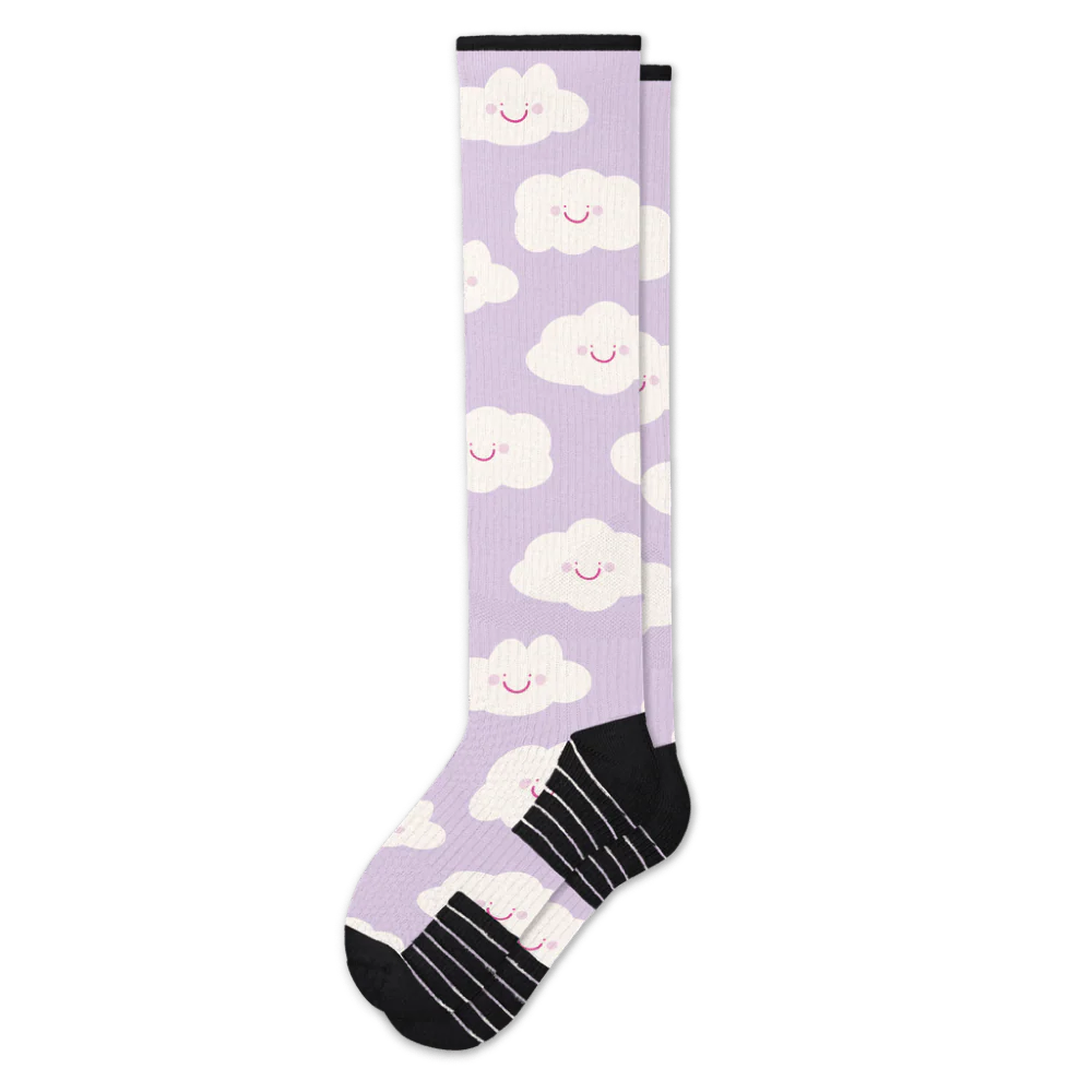Happy Clouds Compression Socks