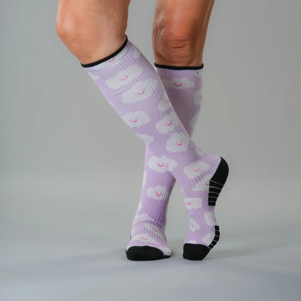 Happy Clouds Compression Socks - Image 3