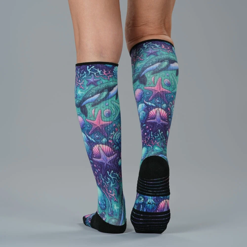 Iridescent Sealife Compression Socks - Image 4