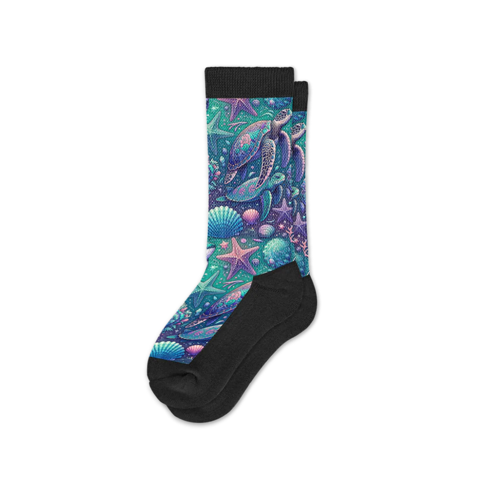 Iridescent Sealife EasyStretch™ Socks - Image 2