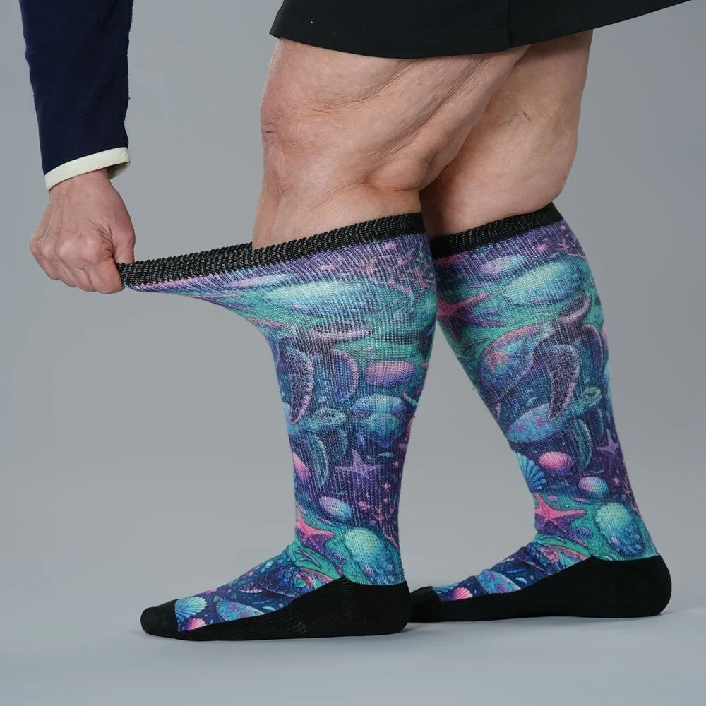 Iridescent Sealife EasyStretch™ Socks - Image 4
