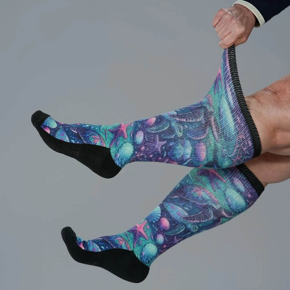 Iridescent Sealife EasyStretch™ Socks - Image 5