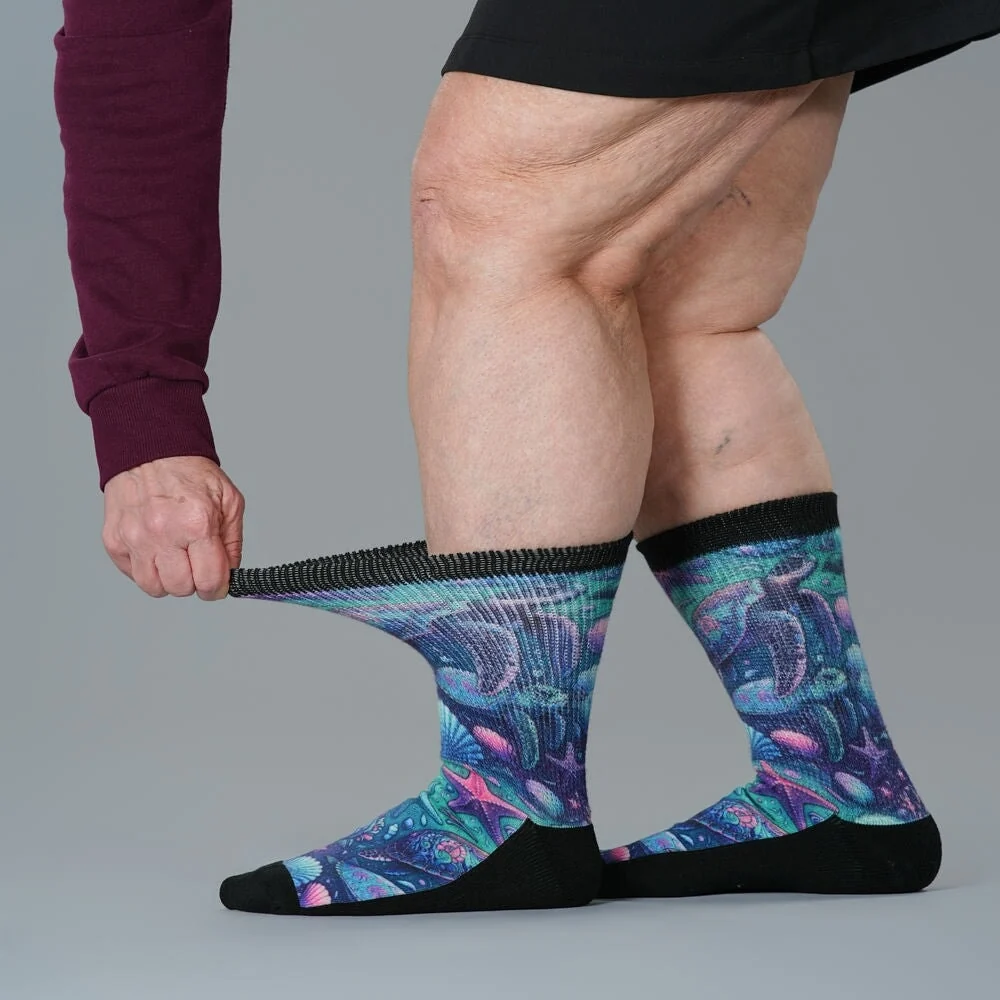Iridescent Sealife EasyStretch™ Socks - Image 7