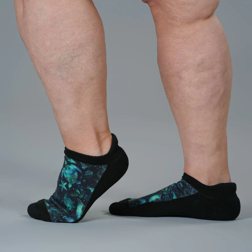 Mandala Ocean Ankle Socks - Image 3