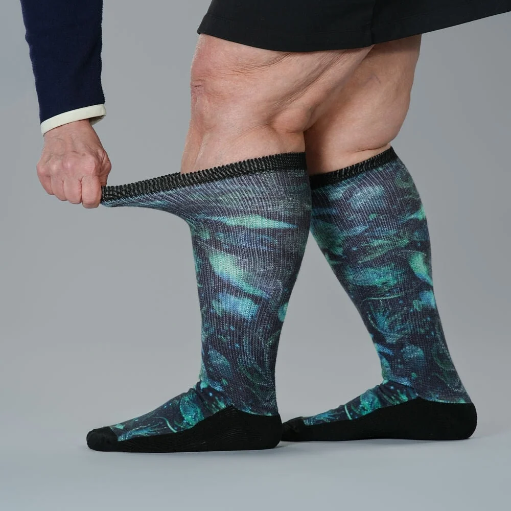 Mandala Ocean EasyStretch™ Socks - Image 4