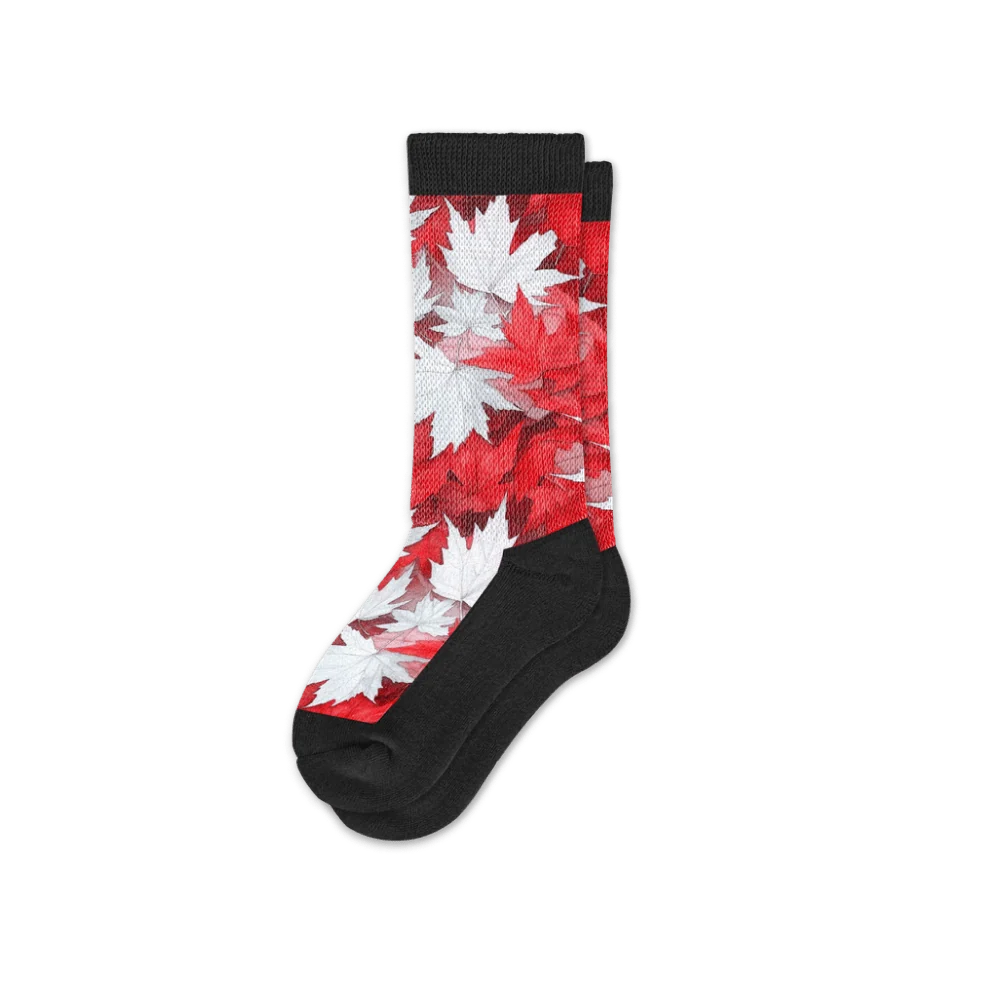 Maple Leaves EasyStretch™ Socks - Image 2