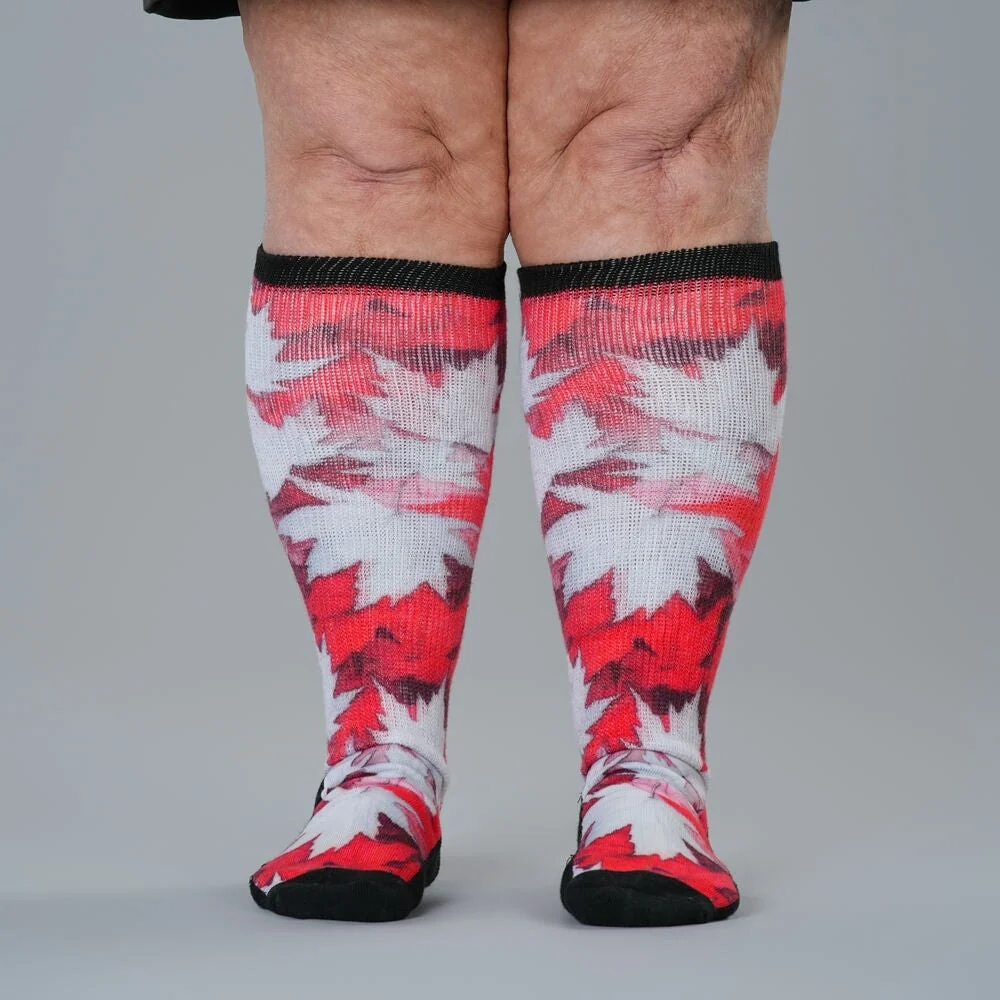 Maple Leaves EasyStretch™ Socks - Image 3