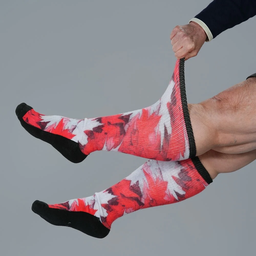 Maple Leaves EasyStretch™ Socks - Image 5