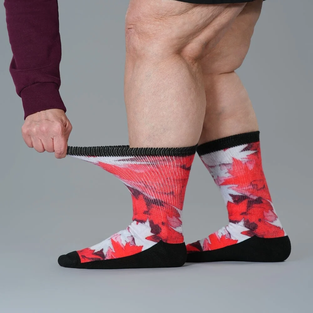 Maple Leaves EasyStretch™ Socks - Image 7