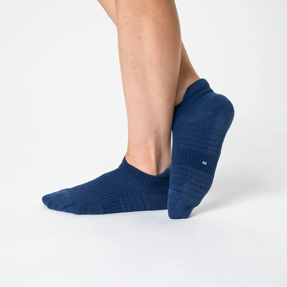Navy Blue Ankle Compression Socks - Image 3