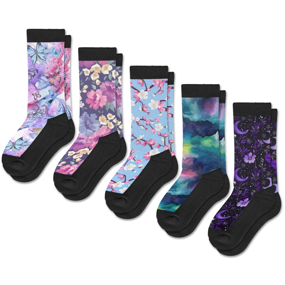 Night Nature EasyStretch™ Socks Bundle 5-Pack - Image 2