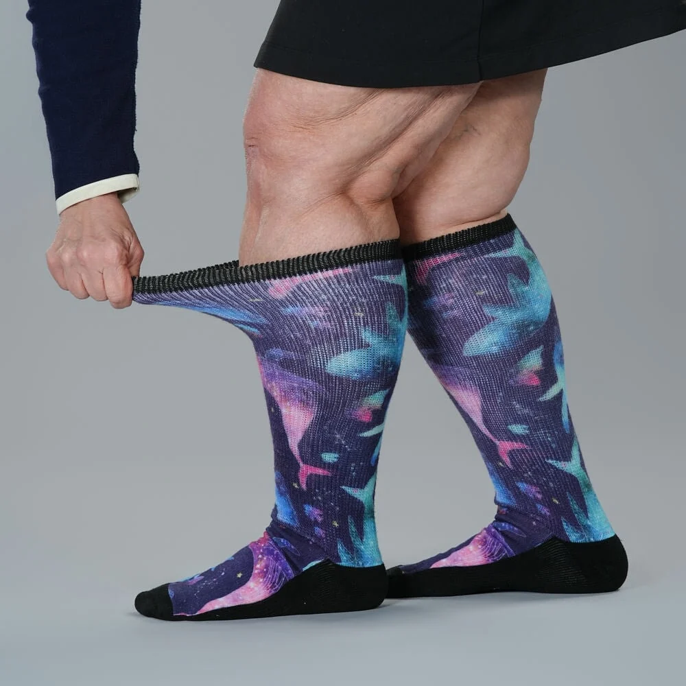 Ocean of Stars EasyStretch™ Socks - Image 4