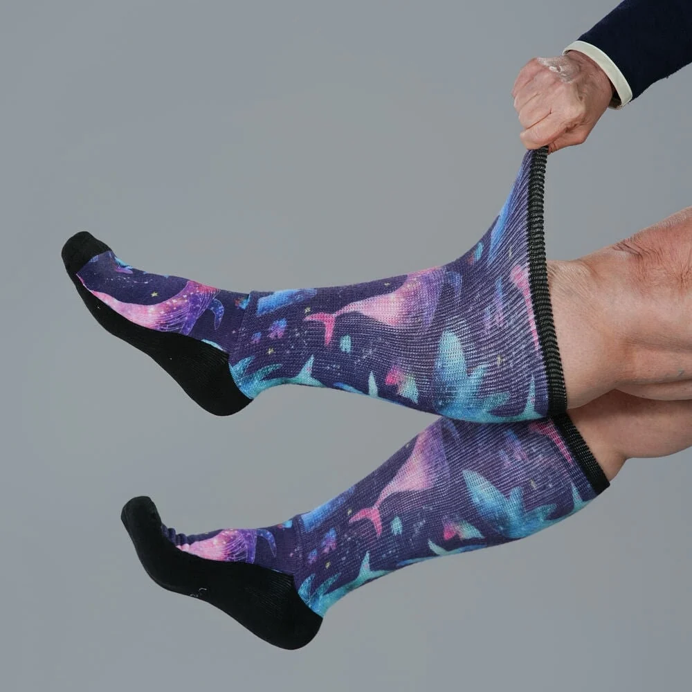 Ocean of Stars EasyStretch™ Socks - Image 5