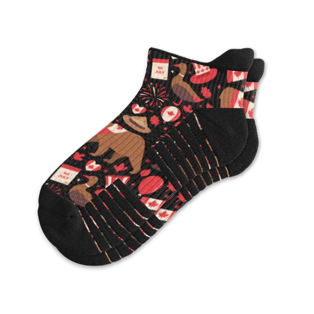Oh! Canada Ankle Compression Socks