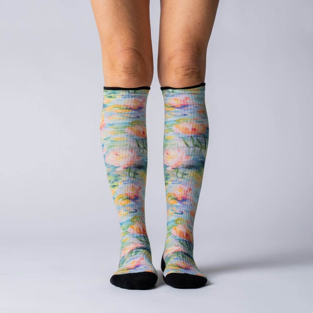 Pastel Pond Compression Socks - Image 2