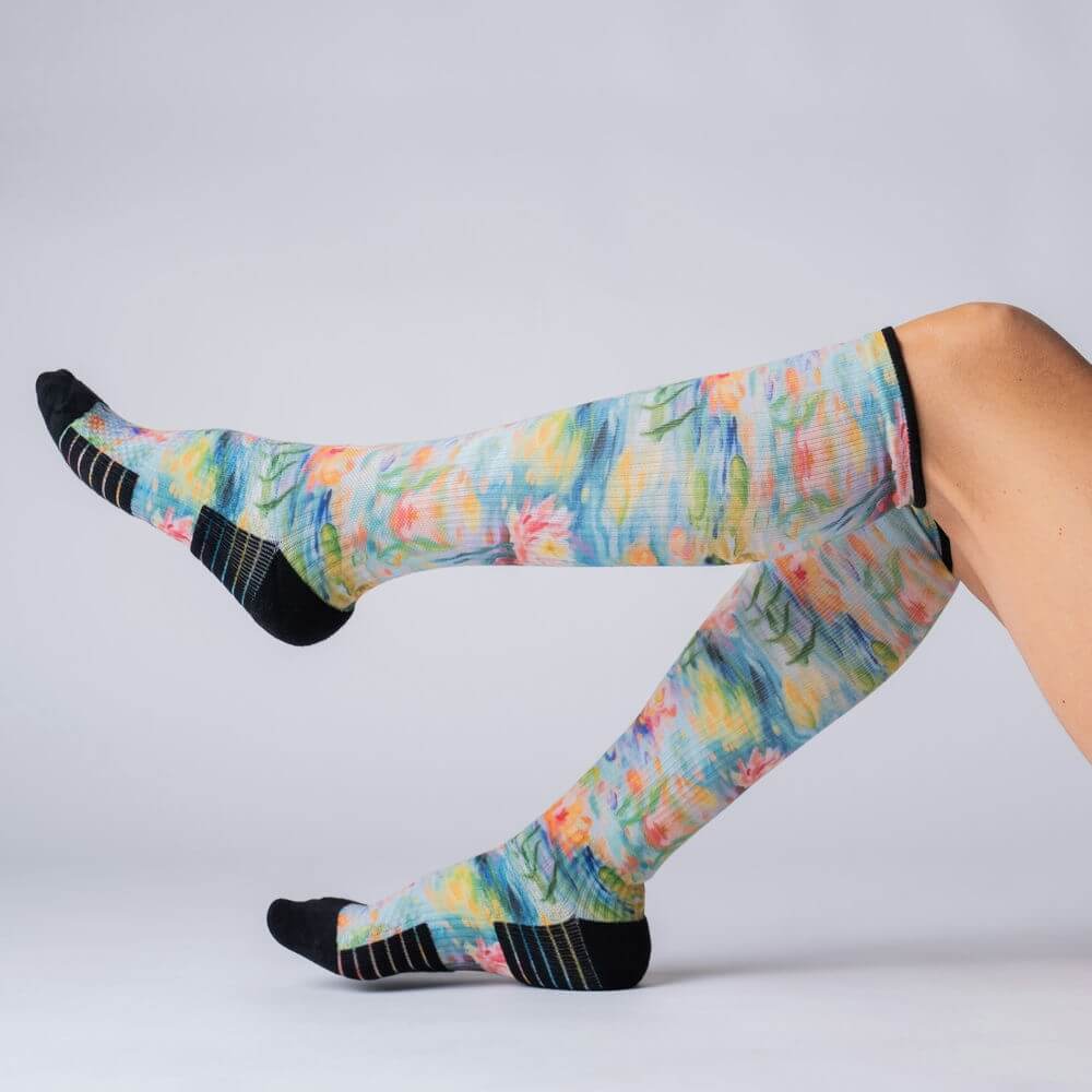 Pastel Pond Compression Socks - Image 4