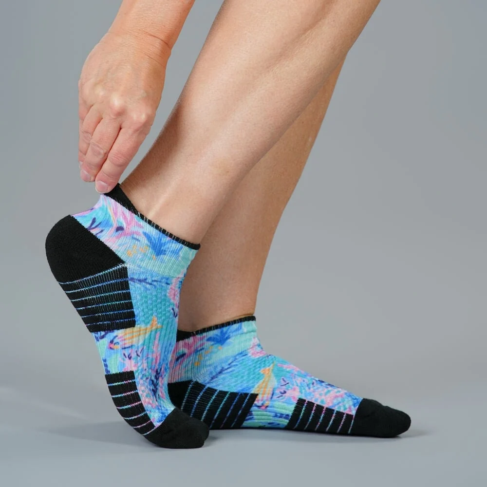 Pastel Reef Ankle Compression Socks - Image 3