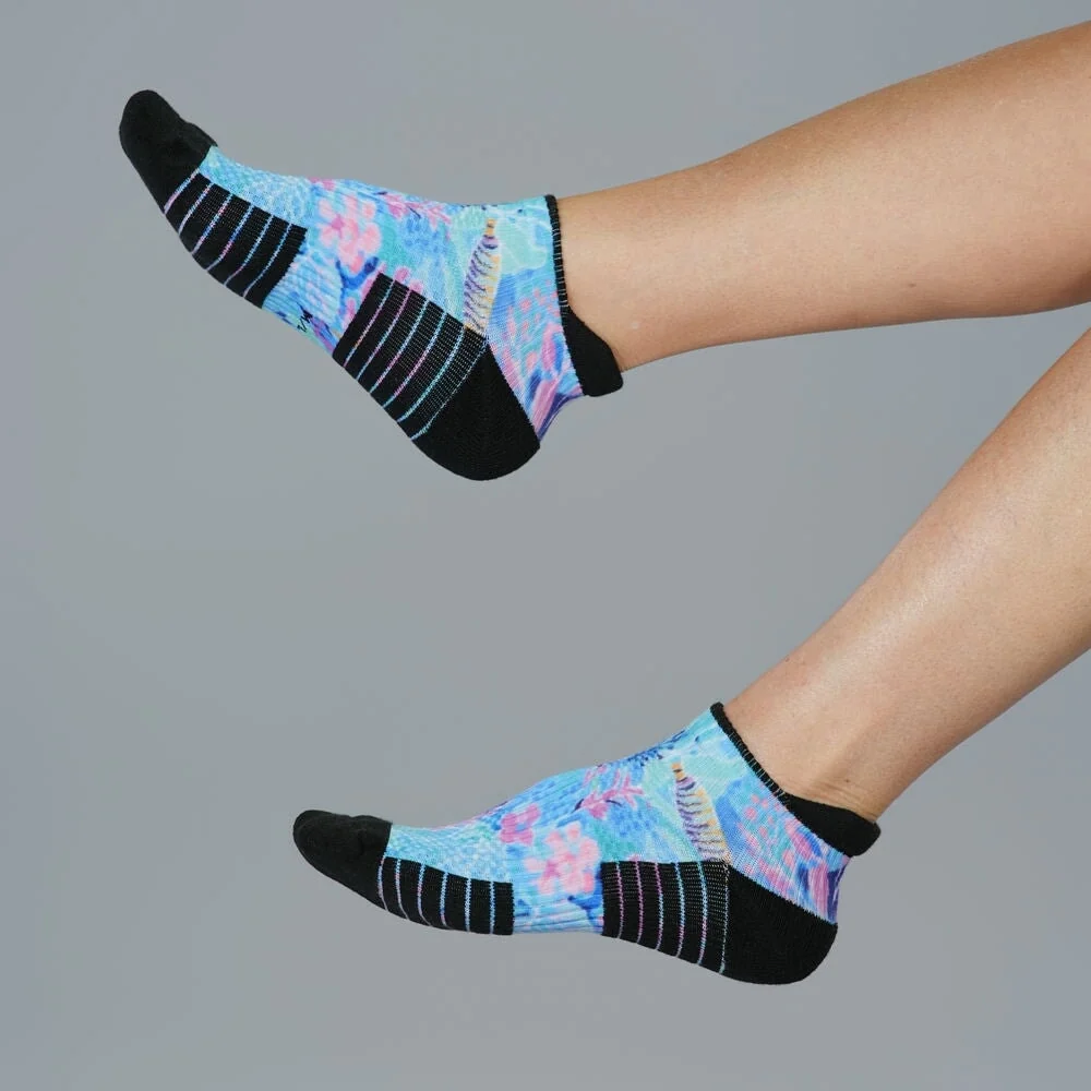 Pastel Reef Ankle Compression Socks - Image 4