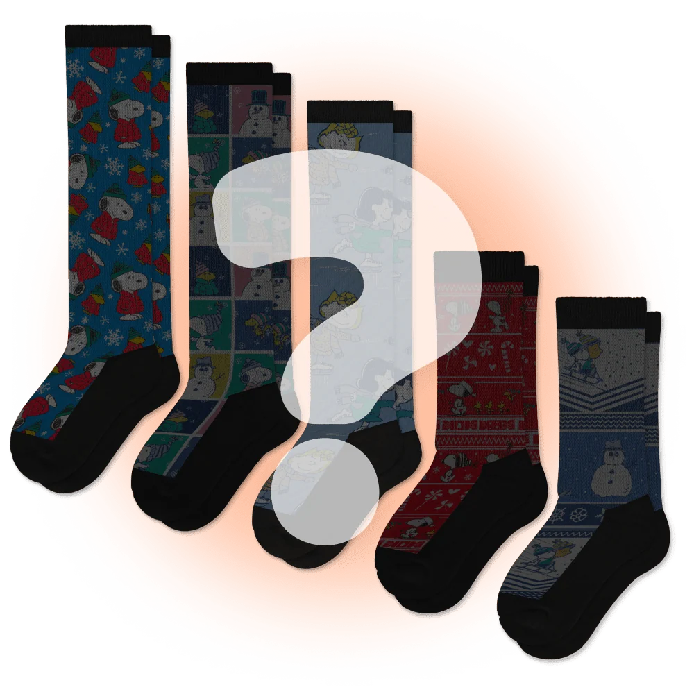 Peanuts Mystery EasyStretch™ Socks Bundle 5-Pack