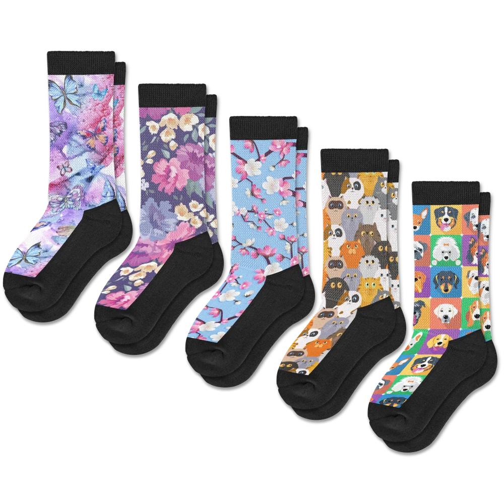 Pet Garden EasyStretch™ Socks Bundle 5-Pack - Image 2