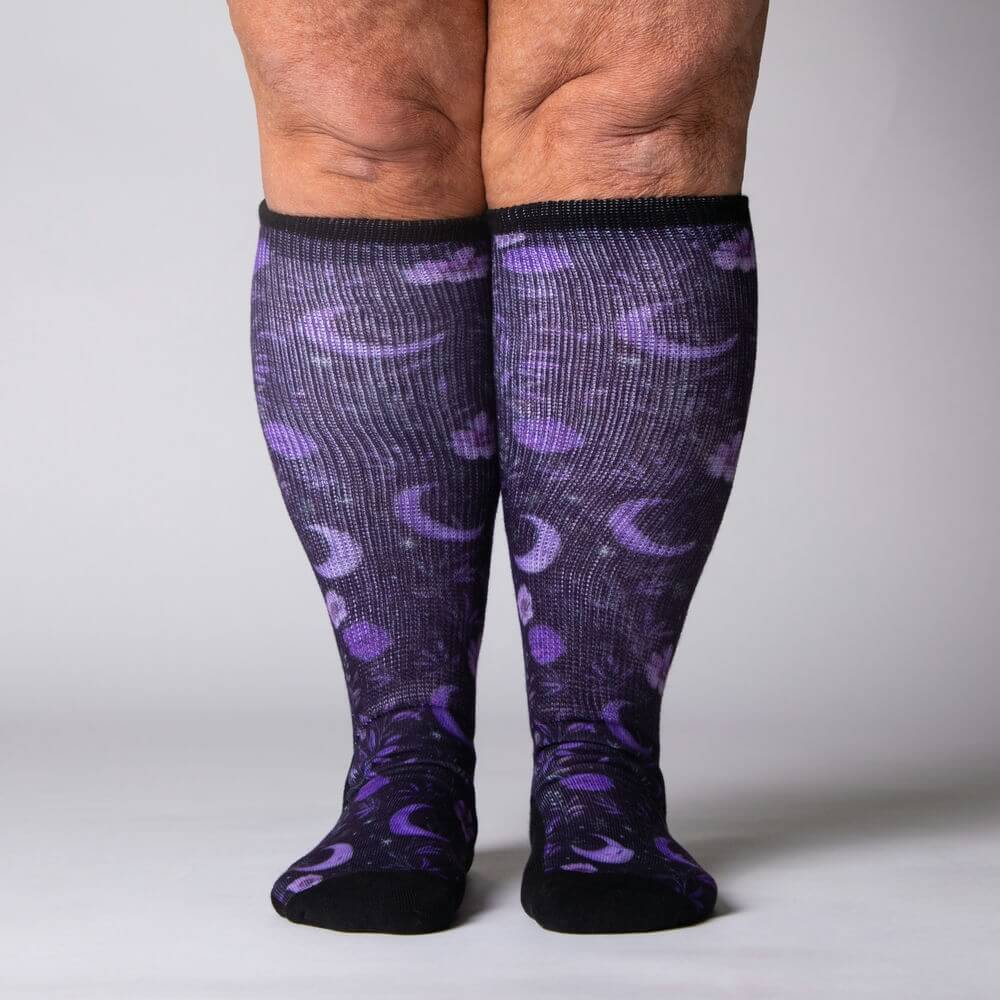 Purple Moon EasyStretch™ Socks - Image 3