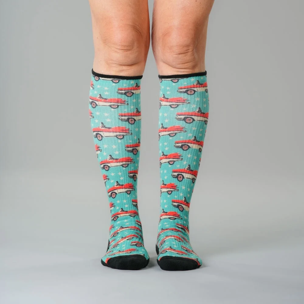 Retro Rocker Compression Socks 5-Pack Bundle - Image 2