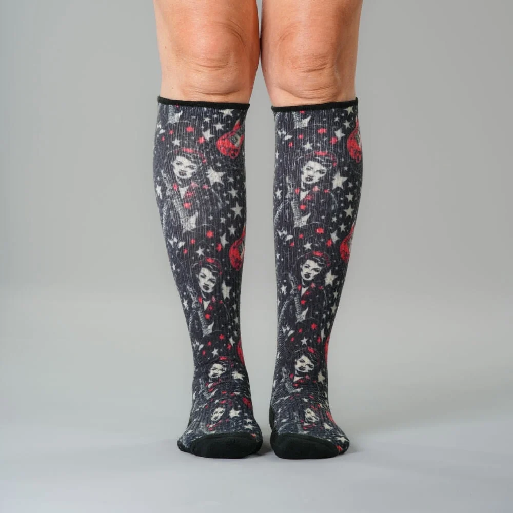 Retro Rocker Compression Socks 5-Pack Bundle - Image 5
