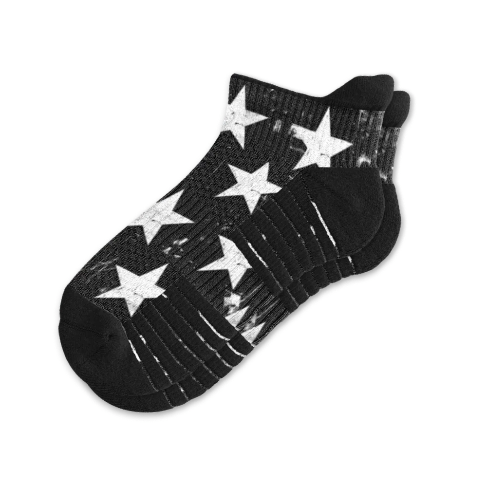 Retro Stars Ankle Compression Socks