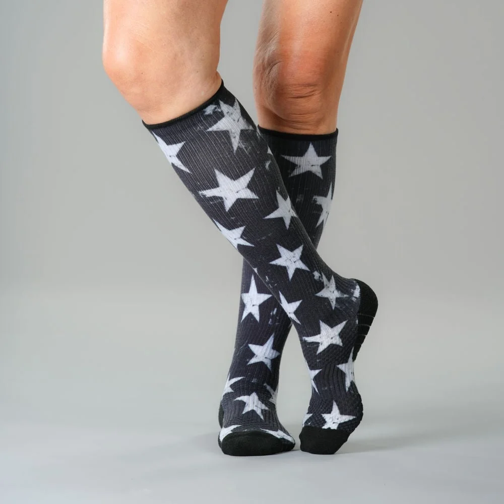 Retro Stars Compression Socks - Image 3