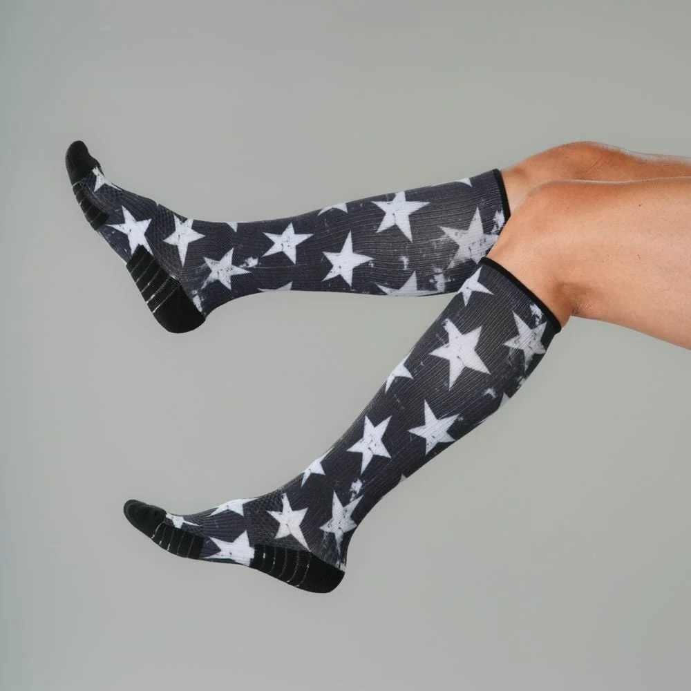 Retro Stars Compression Socks - Image 5
